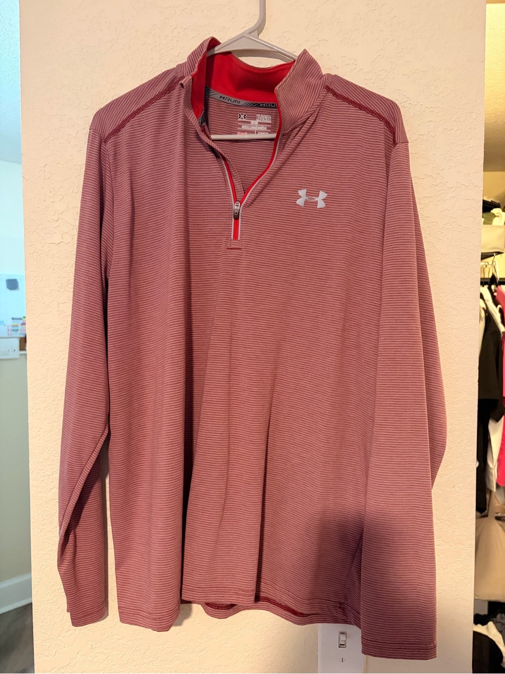 Under Armour Dusty Rose Quarter-Zip Pullover